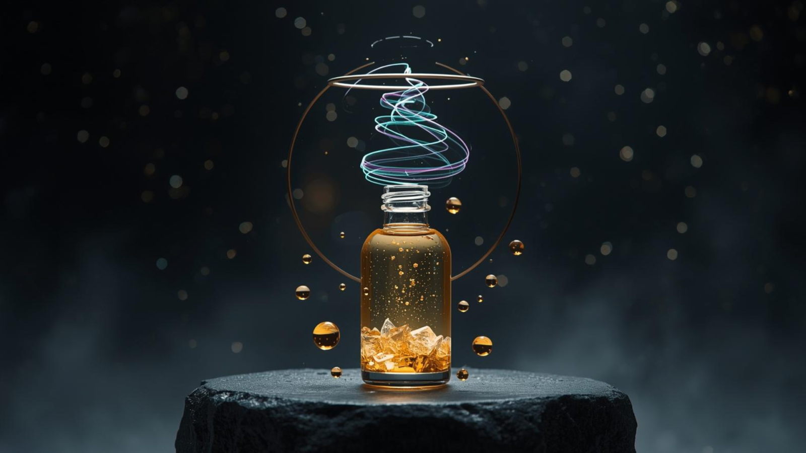 基底油與水晶的神助攻